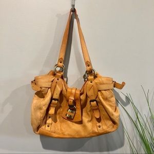 Capaccioli genuine leather handbag Italy